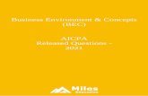 Business Environment & Concepts (BEC) AICPA Released ...