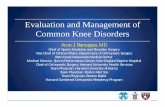 Evaluation and Management of Common Knee Disorders
