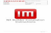 NX Builder Installation Instructions