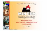 Council for Mineral Technology - MINTEK