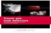Tracer gas leak detectors