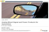 Analog Mixed Signal and Power Products for Automotive