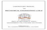 MECHANICAL ENGINEERING LAB-II