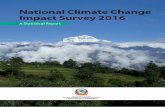 National Climate Change Impact Survey 2016