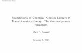 Foundations of Chemical Kinetics Lecture 9: Transition ...