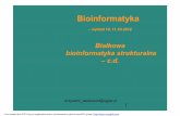 Bioinformatyka W10 2012 - SGGW