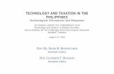 TECHNOLOGY AND TAXATION IN THE PHILIPPINES