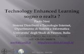 Technology Enhanced Learning sogno o realta