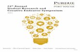 24th Annual Student Research and Creative Endeavor Symposium