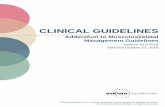 Addendum to Musculoskeletal Management Guidelines