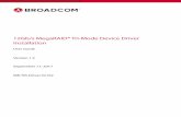 12Gb/s MegaRAID Tri-Mode Device Driver Installation User Guide