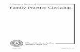 A Statutory Review of Family Practice Clerkship