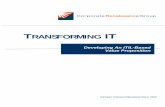 Transforming IT ITIL Based Value Proposition April 06