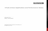 VTrak A-Class Application and Performance Notes