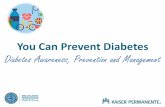 You Can Prevent Diabetes