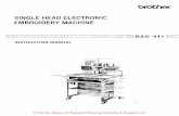 SINGLE HEAD ELECTRONIC EMBROIDERY MACHINE