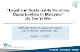 “Legal and Sustainable Sourcing Opportunities in Malaysia”