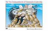 The Ten Commandments of Community Leadership
