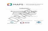 Lebanon Assessment of the public procurement system