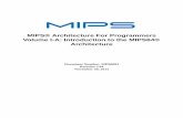 MIPS® Architecture For Programmers Volume I-A ...