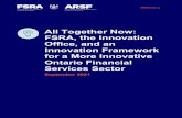 All Together Now: FSRA, the Innovation Office, and an ...