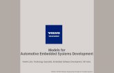 Models for Automotive Embedded Systems Development