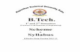R.T.U., Kota Scheme and Syllabus B.Tech. (1