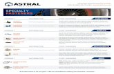 SPECIALTY FASTENERS - Astral Air Parts
