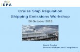 Cruise Ship Regulation Shipping Emissions Workshop