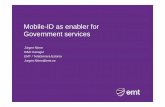 Mobile-ID as enabler for Government services
