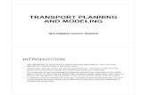 TRANSPORT PLANNING AND MODELING