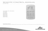 REMOTE CONTROL MANUAL - ActronAir