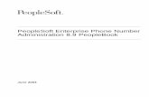 PeopleSoft Enterprise Phone Number Administration 8.9 PeopleBook