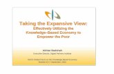 Taking the Expansive View - Organisation for Economic Co-operation