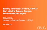 Building a Business Case for SAP S4HANA