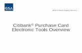 Citibank Purchase Card Electronic Tools Overview
