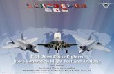 F-35 Joint Strike Fighter: Store Separation Flight Test and Analysis
