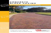 Drainage of Concrete Block Paving - Concrete Manufacturers