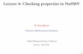 Lecture 4: Checking properties in NuSMV