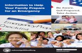 Information to Help Your Family Prepare for an Emergency