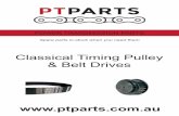 Classical Timing Pulley & Belt Drives
