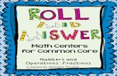 Math Centers for Common Core - Weebly