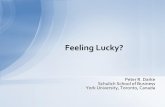 Feeling Lucky? - Responsible Gambling Council