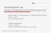 Comments on â€œRoles of Regional Credit Rating Agenciesâ€