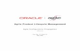 Agile Product Lifecycle Management - Oracle Documentation
