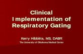 Clinical Implementation of Respiratory Gating - AAPM Chapter