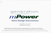 11/27/2012 - Updated mPower Presentation Slides, "Valve - NRC