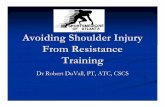 Avoiding Shoulder Injury From Resistance