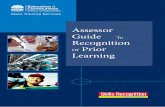 Assessor Guide to Recognition of Prior Learning - State Training
