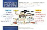 POWER CONVERTERS 98% Efficient Single-Stage AC/DC Converter Topologies